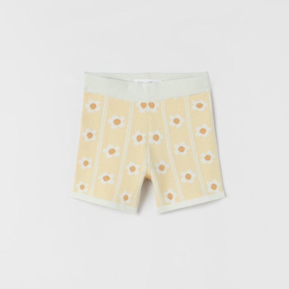 • Zara • Jacquard Knit Shorts
